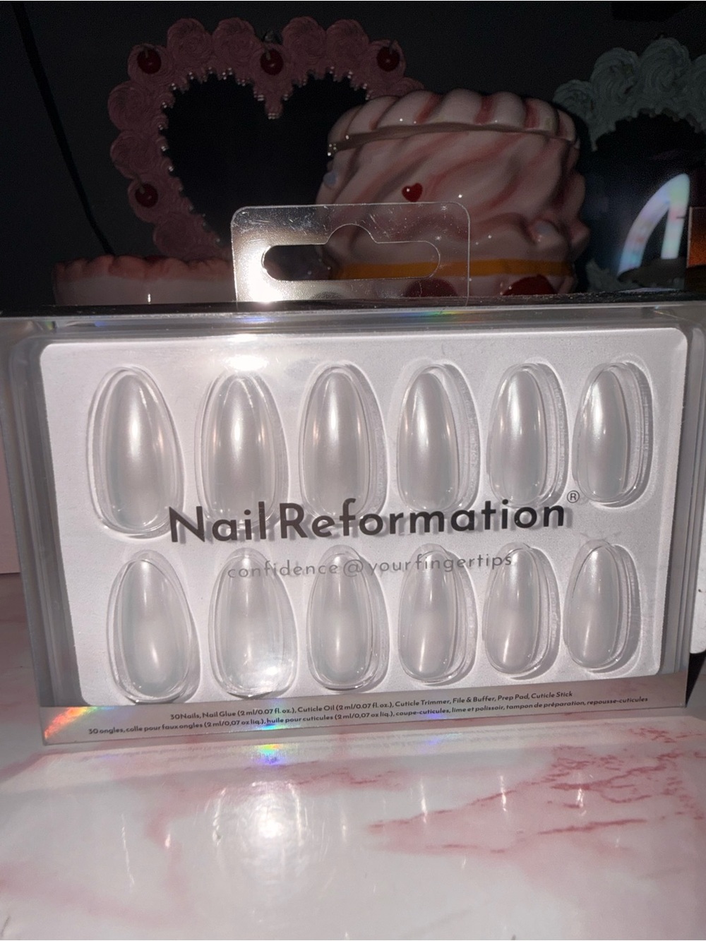 Nail Reformation Pearl White Press-On Nail Set